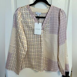 S’EDGE Women's Geometric Blouse - NWT